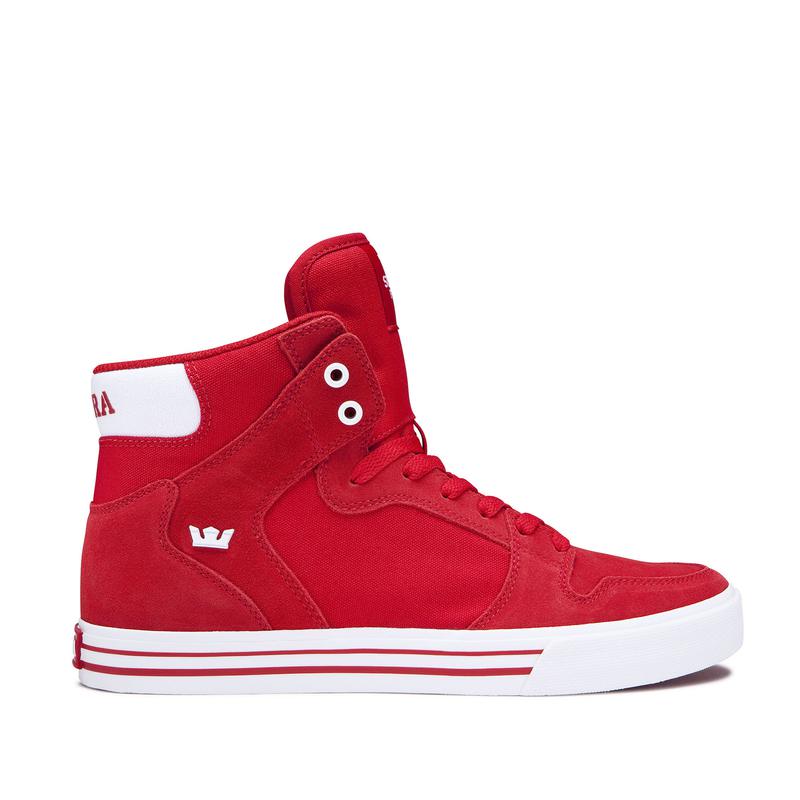 Supra VAIDER Sneaker High Damen Rot Bestellen JETDV9671